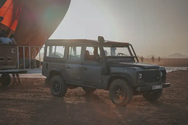 מרקש מלמעלה. — balloon atlas mountains
