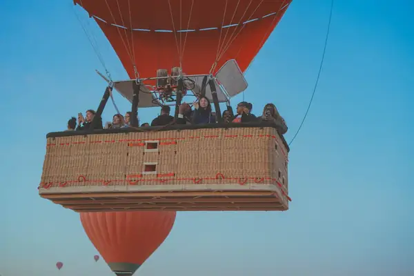 מרקש מלמעלה. — balloon basket over marrakech