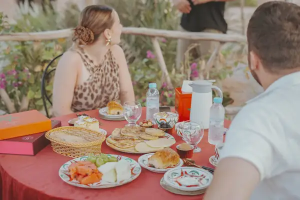 מרקש מלמעלה. — berber breakfast kasbah
