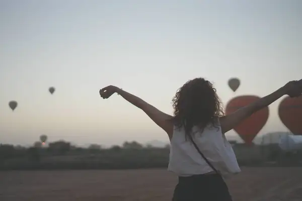 מרקש מלמעלה. — sunrise freedom balloon